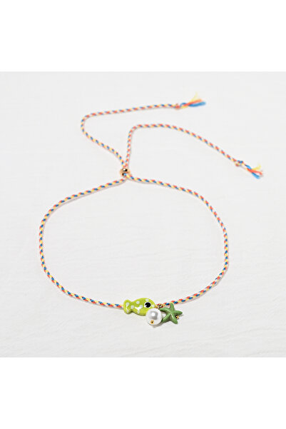 Choice 25xh0406-3 Colorful Bohemian Ceramic Fish Pendant Necklace for Women A...