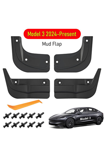 Choice Model 3 2024-Present Protect Paint Mud Flap for Tesla Model 3 Y YL Acc...