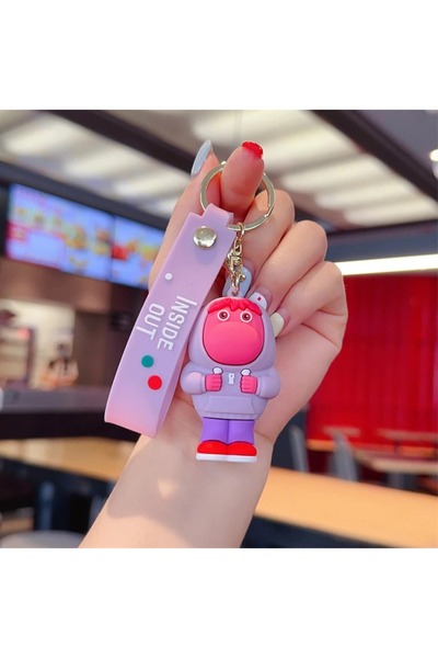 Choice15 02 New Inside Out 2 Keychain Kawaii Disney Movie Anime Anxiety Ennui...