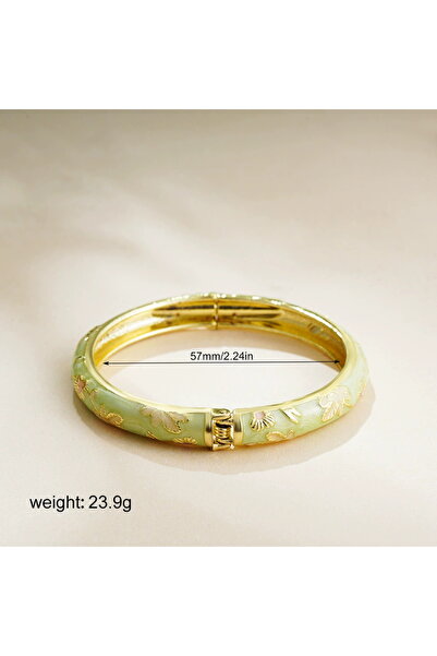 Choice1 SL000101 2 Women's Vintage Enamel Bracelet with Small Flower Design E...