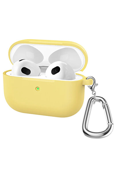 Choice حافظة سماعات أذن من السيليكون باللون الأصفر 08 لأجهزة Airpods 4 /2 Air...