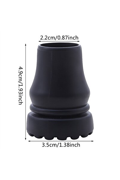 Choice4 22mm Pad Cap Non-Slip Walking Stick Crutch Cane Bottom Pads Cover Pro...