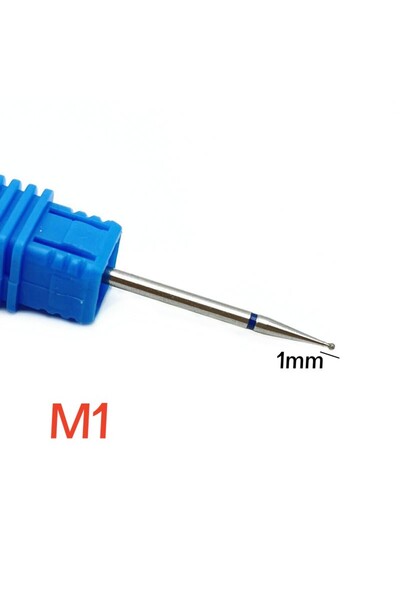 Choice8 M1 1.0mm 1Pcs Small Ball Cuticle Clean Diamond Nail Drill Bit Profess...