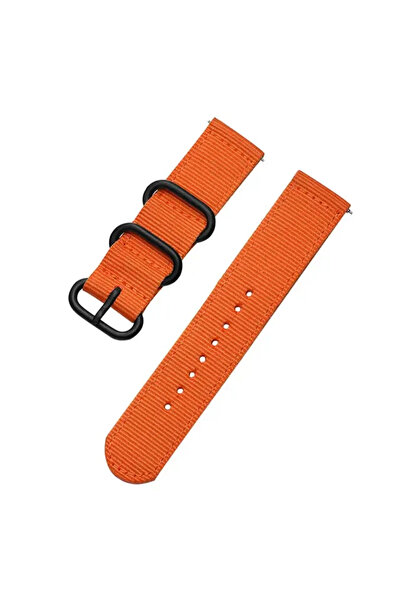 Choice11 22mm Orange 18mm 20mm 22mm 24mm Nylon Fabric Watch Bands Sport Strap...