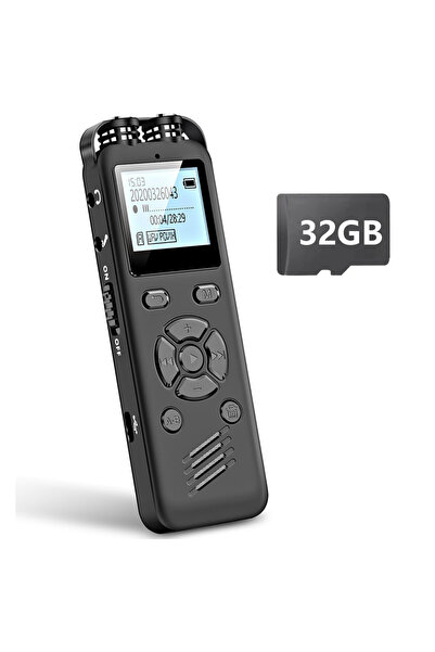 Choice With 32GB-TF card Digital Voice Recorder Voice Recorder with Playback ...