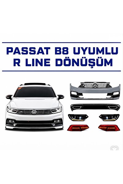 Genel Markalar Passat b8 Rline set / KOMPLE SET HALİNDE TAKIM FAR STOP TAMPON