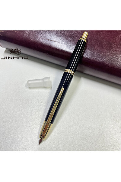 Choice25 F shinny blackGoldclip Jinhao 20 Press Retractable Fountain Pen EF/F...