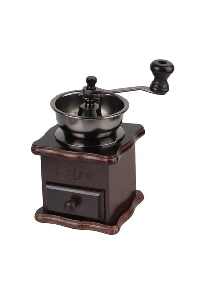 Choice1 Dark Color Retro Style With Ceramic Millston Burr Mill Coffee Manual ...