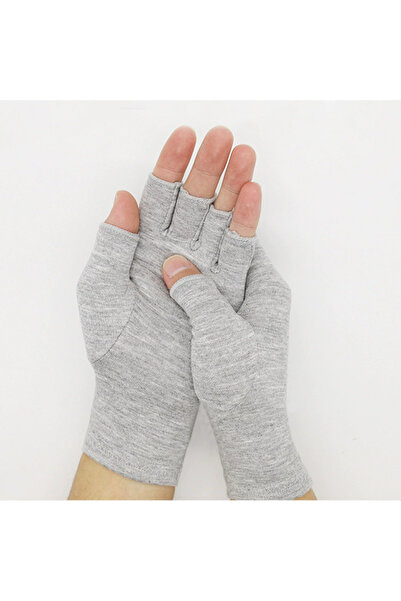 Choice1 M Gray Premium Bamboo Arthritis Gloves 1Pair Compressive Fingerless D...