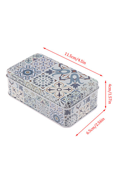 Choice5 1pc random 1PC New Vintage 11.5*6.5*4cm Storage Jars Rectangular Iron...