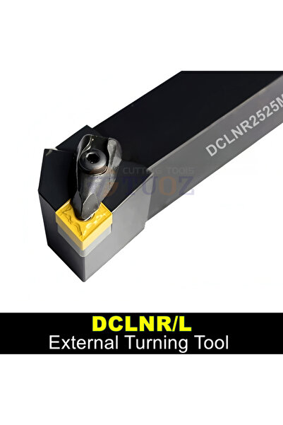 Choice4 No inserts DCLNR2020K12 (R) TUOZ 95 Degrees External Turning Tool Hol...