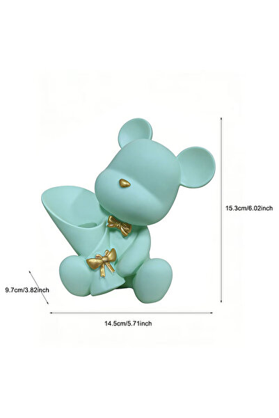 Choice Tj001-40 Cute Mini Little Bear Vase Creative Little Bear Stick Flower ...