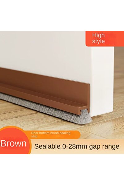 Choice6 30mm 100cm Brown chuan mendi 1PC 100CM Self-Adhesive Brush Door Seal ...