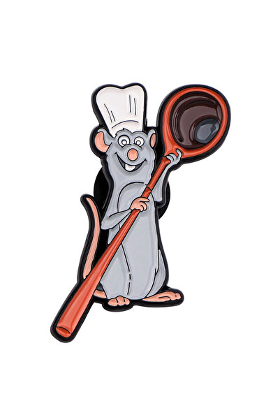 choice2 3 Cute Mouse Enamel Pin Cartoon Animal Brooch For Coat Women's Brooch...
