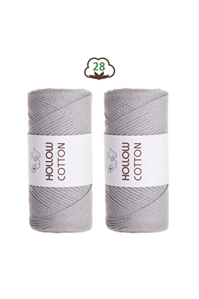 Choice 28Light Gray 300g Hollow Cotton Yarn for Handmade Crochet, DIY Materia...