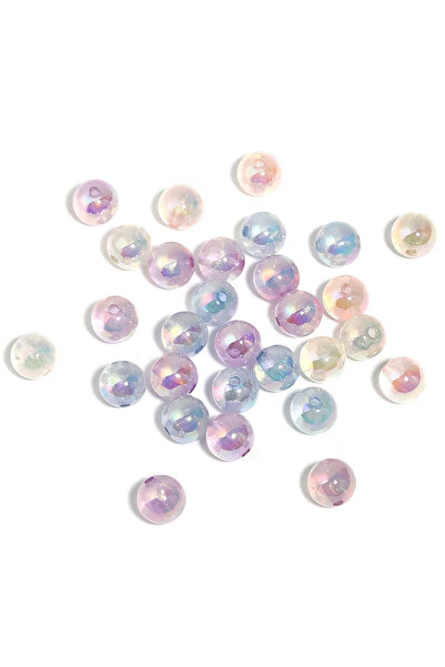 Choice 8mm Luminous beads 50PCS 8-16mm Pearlescent Acrylic Luminous Beads Loo...