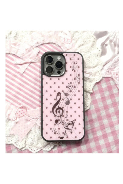 Choice8 iphone 11 only Case Korean ins Pink Brown Polka Dot Girl Heart Music ...