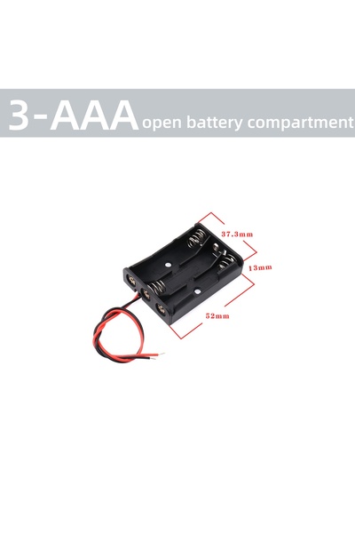 Choice3 3-AAA 2pcs AA Battery Box AA Battery Holder AAA Box AA Storage Case W...