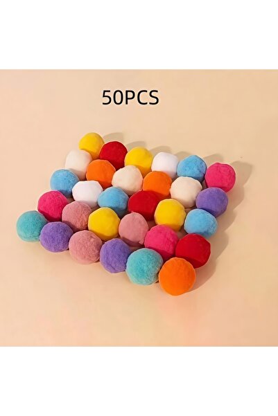 Choice 50pcs 50/100pcs Colorful Cat Toy Balls - Interactive Teaser Toys Play ...