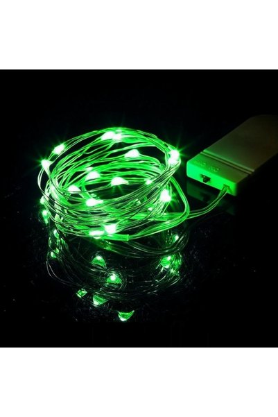 Choice 1M 10LED Green LED Fairy Lights Battery Operated String Lights Waterpr...