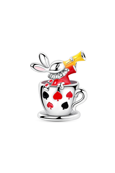 Choice4 W-KJC1512 Fairy Tale Series 925 Silver Plated Fox Rabbit Rose Castle ...