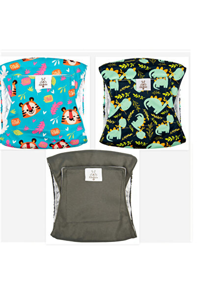 Choice3 M 3pcs dog diapers (3pcs per Pack) CuteBone Male Dog Diapers Reusable...