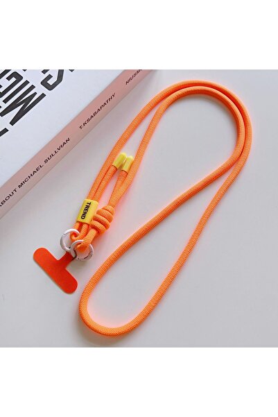 Choice10 Orange Adjustable Phone Lanyard Strap for Outdoor Sports Durable Ant...
