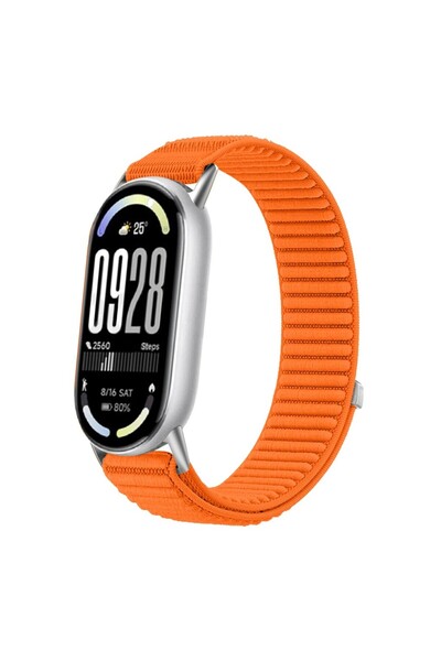 Choice12 Mi Band 10 9 8 Orange Nylon Strap for Mi Band 10 9 8 Band for Xiaomi...