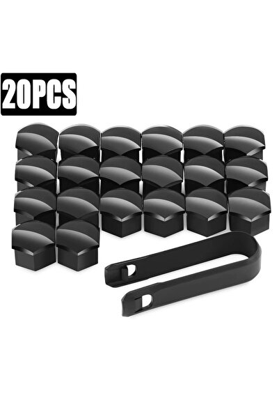 Choice25 19MM black-20pcs 20/40/80PCS 21/19/17mm Car Wheel Nut Caps Protectio...