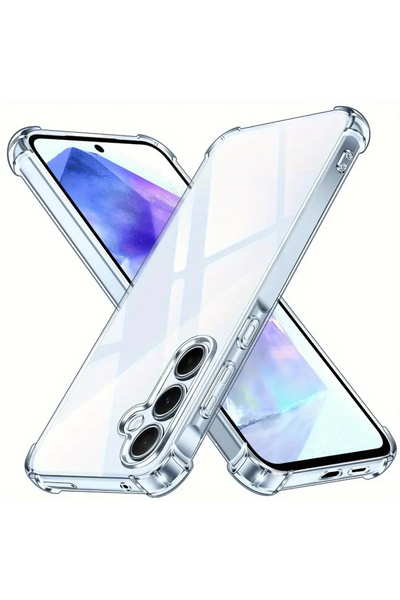 Choice Galaxy S24 Clear-4Corners Protector Transparent Case For S25 S24 S23 S...