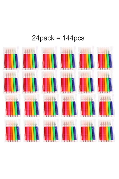 choice2 24pack 4/8/12/24pack Mini Watercolor Pens 6-Color Drawing Markers Sui...