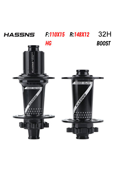 Choice BOOST Black 32H HG HASSNS PRO7 Bicycle Hub 24/32Holes J-Bend Spokes TH...