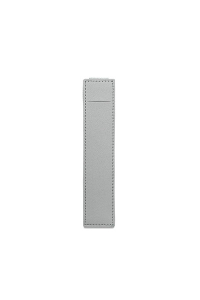 Choice grey Pu Leather Pen Bag Elastic Buckle Book Notebook Fashion School Pe...
