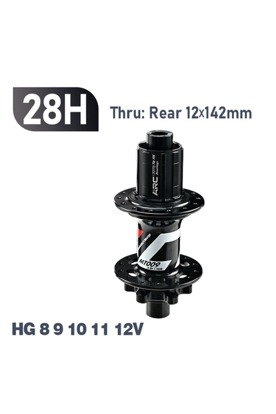 Choice 28H 12x142 HG Thru ARC MT009 Rear Hub 4in1 BOOST 10x135 12x142 12x148 ...