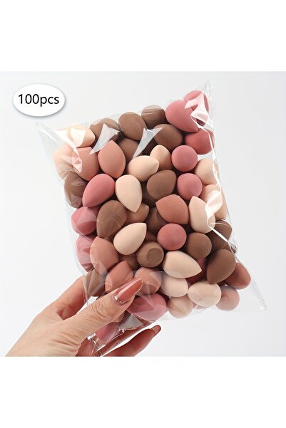 Choice9 A-100PCS-XFP-MIX4 20/50/100 قطعة إسفنجات مكياج صغيرة - خالية من اللات...