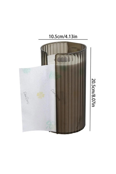 choice2 grey A1111B Wall-mounted Bathroom Tissue Box Transparent Kitchen Pape...