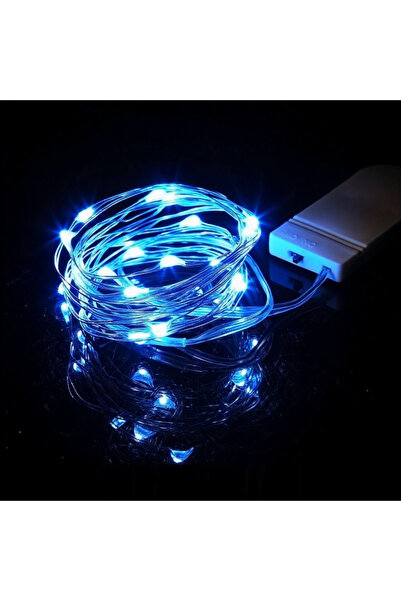Choice 1M 10LED Blue LED Fairy Lights Battery Operated String Lights Waterpro...