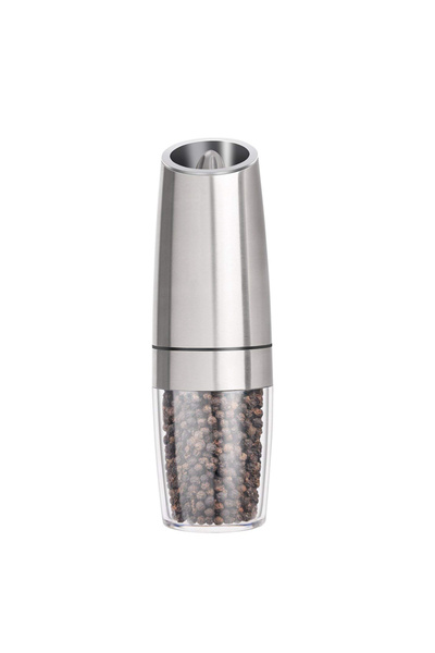 Choice1 Silver Pepper grinder, household sea salt grinder, electric adjustabl...