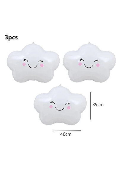 Choice Other As the picture Cloud A 3pcs 3pcs White Smiling Rainbow Cloud Sun...
