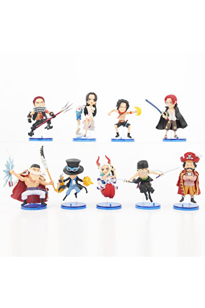 Choice1 Bandai No Box 9pcs one piece 9pcs/set One Piece Zoro Ace Sabo Shanks ...