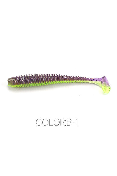 Choice 80mm 10pcs B-1 2023 Supercontinent Impact Ring Shad Fishing Lure Soft ...