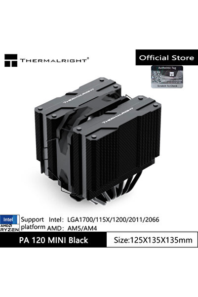 Choice PA120-MINI-BLACK Fixed Color Other Thermalright PEERLESS ASSASSIN 120 ...