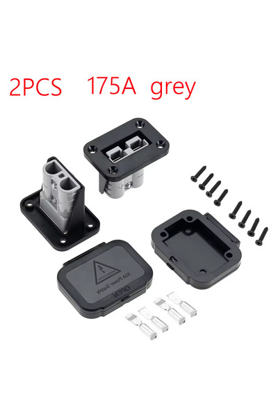 Choice3 2pcs 175A grey 2pcs 50A/120A/175A Cable Connectors Plug For Anderson ...