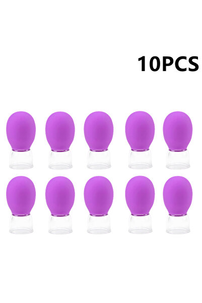 Choice B 10Pcs 2/10Pcs Facial Cupping Machine Vacuum Negative Pressure Cuppin...