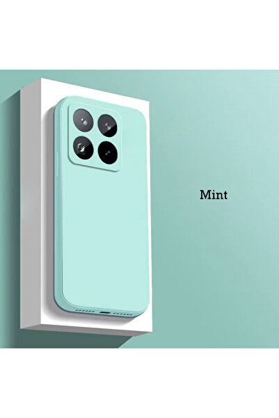Choice36 xiaomi 15T Mint New Square Silicone Phone Case for 17 Pro Max Mi 13 ...