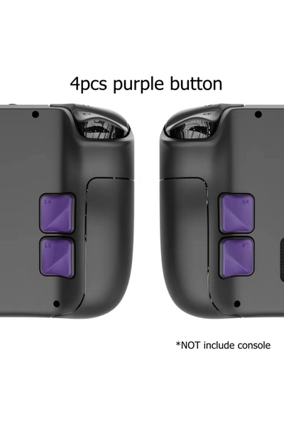 Choice Purple 4PCS Back Button Enhancement Set for Steam Deck OLED Games Cons...
