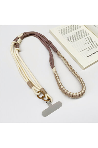 Choice7 Polyester / Nylon TG-1172- 3 In1 Korean Mobile Phone Lanyard Woven Po...