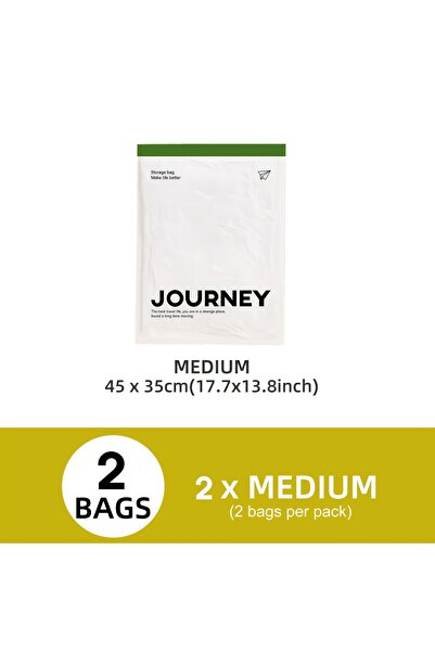 Choice1 M-45x35cm 2pcs Vacuum Storage Bags, Hand-Rolled Travel Vacuum Storage...