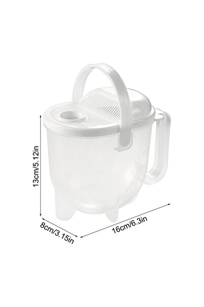 Choice A Rice Washing Bowl Kitchen Colander Strainer with Lid Vegetable Fruit...