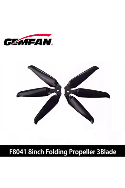 Choice 1Pairs 8041F-3 black 1Pairs Gemfan F8041 8inch Folding Propeller 2Blad...